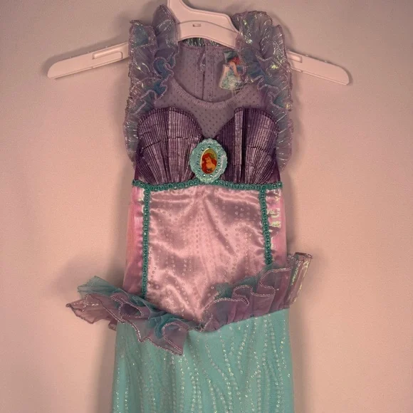 ❤️3/$30 Disney Store Ariel Little Mermaid Dress Up Costume Shimmer Fin -XXS(2/3) - Picture 2 of 12